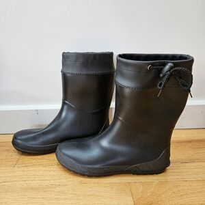 Asgard Black Waterproof Rain Boots ~39~ Womens.Barefoot Shoe Style~like New!!